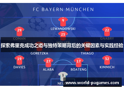 探索弗里克成功之道与独特策略背后的关键因素与实践经验