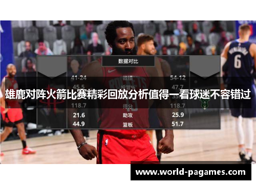雄鹿对阵火箭比赛精彩回放分析值得一看球迷不容错过